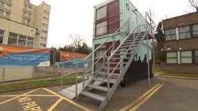 Shipping Containers to House Young Homeless People