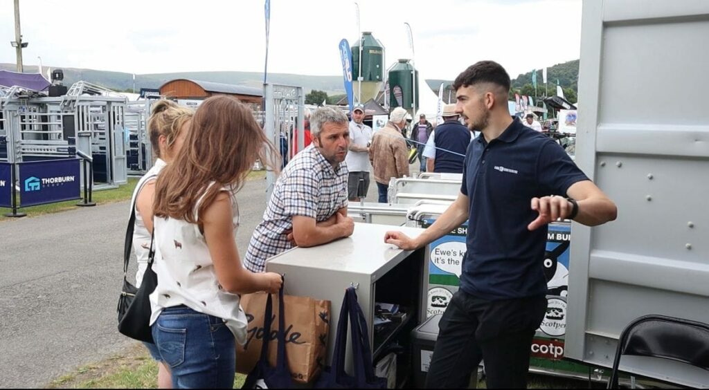 Interacting with customers