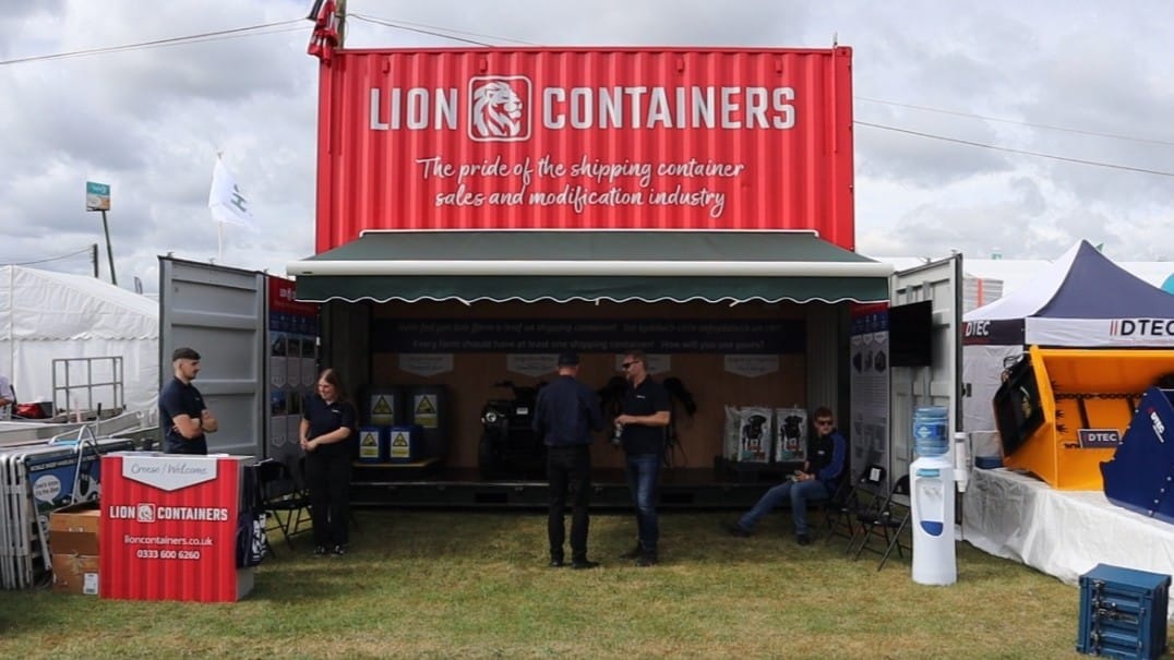 Lion Containers at the Royal Welsh Show 2025