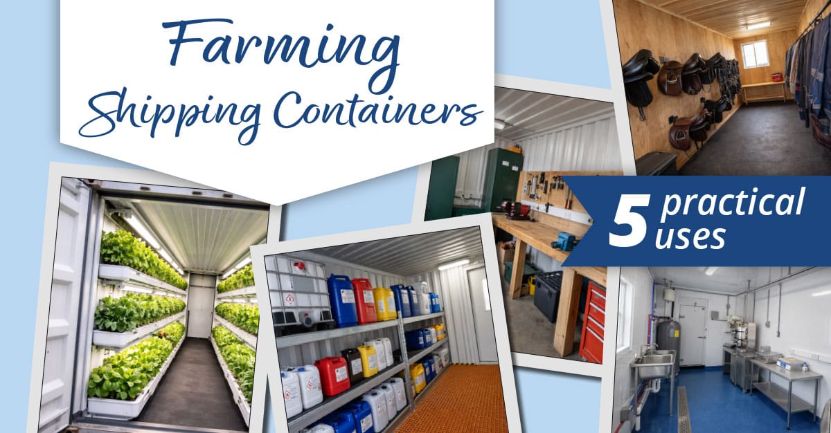 Farming Shipping Containers: 5 Practical Uses