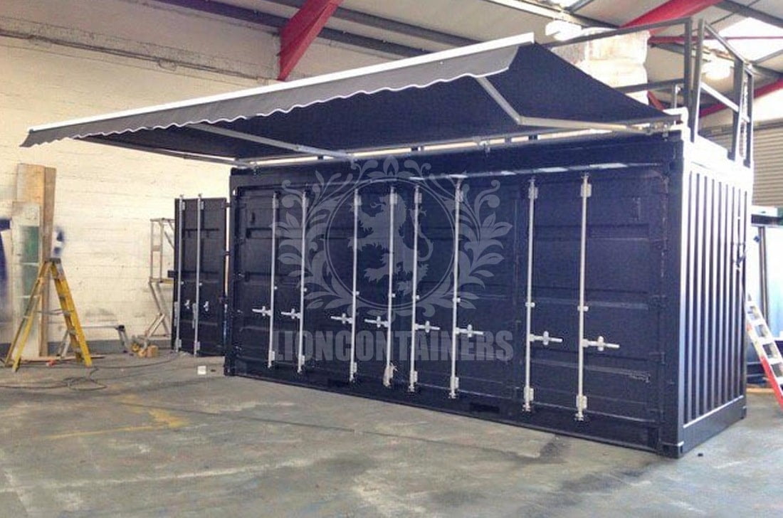Football Stadium Shipping Container Bar and Cellar Case Study