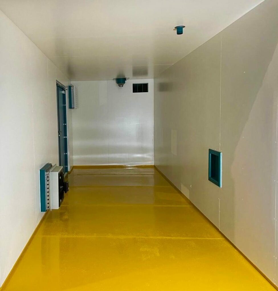 Hydrogen testing - testing area