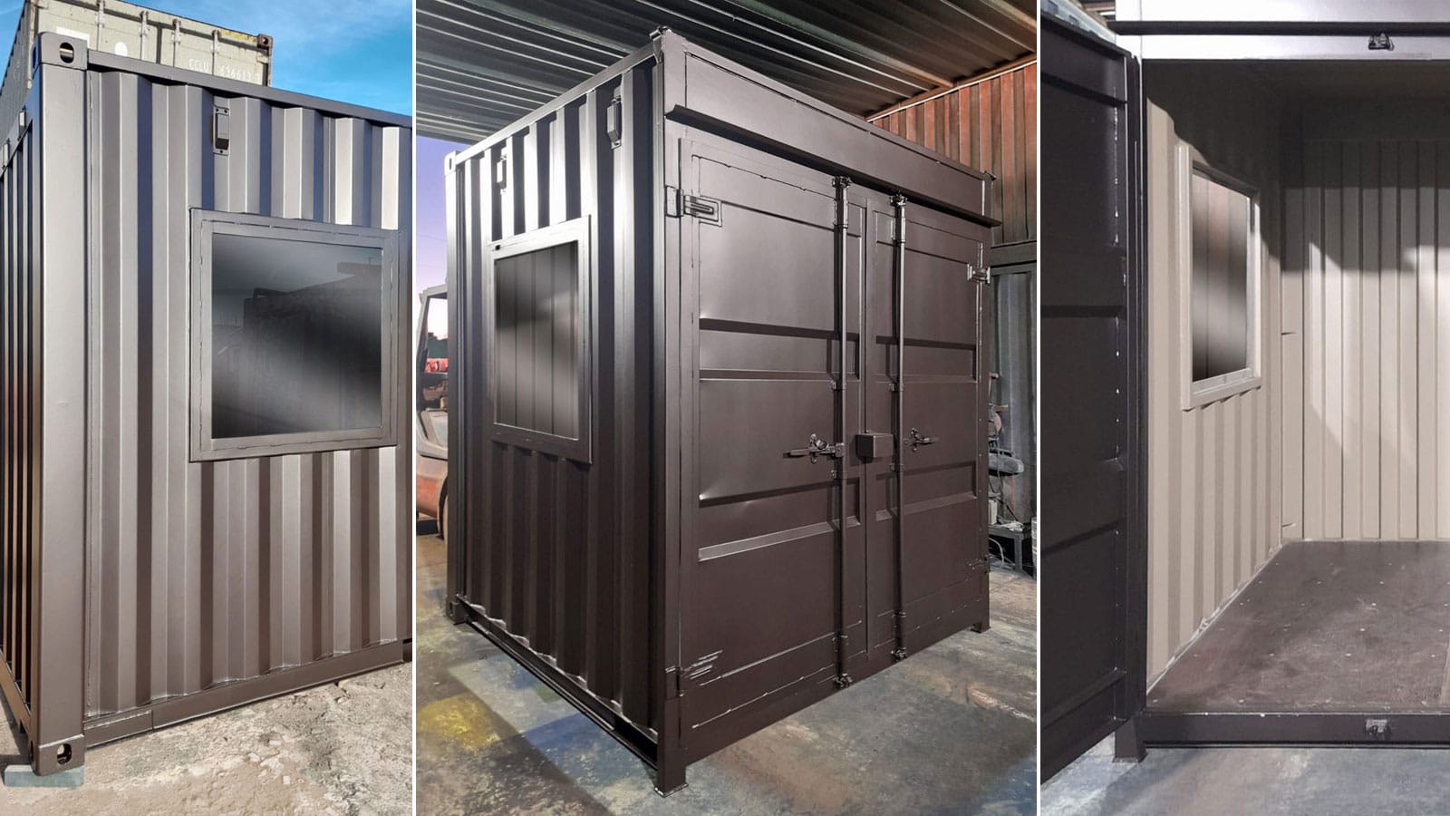High Cube Container with Impact- Resistant Viewing Window
