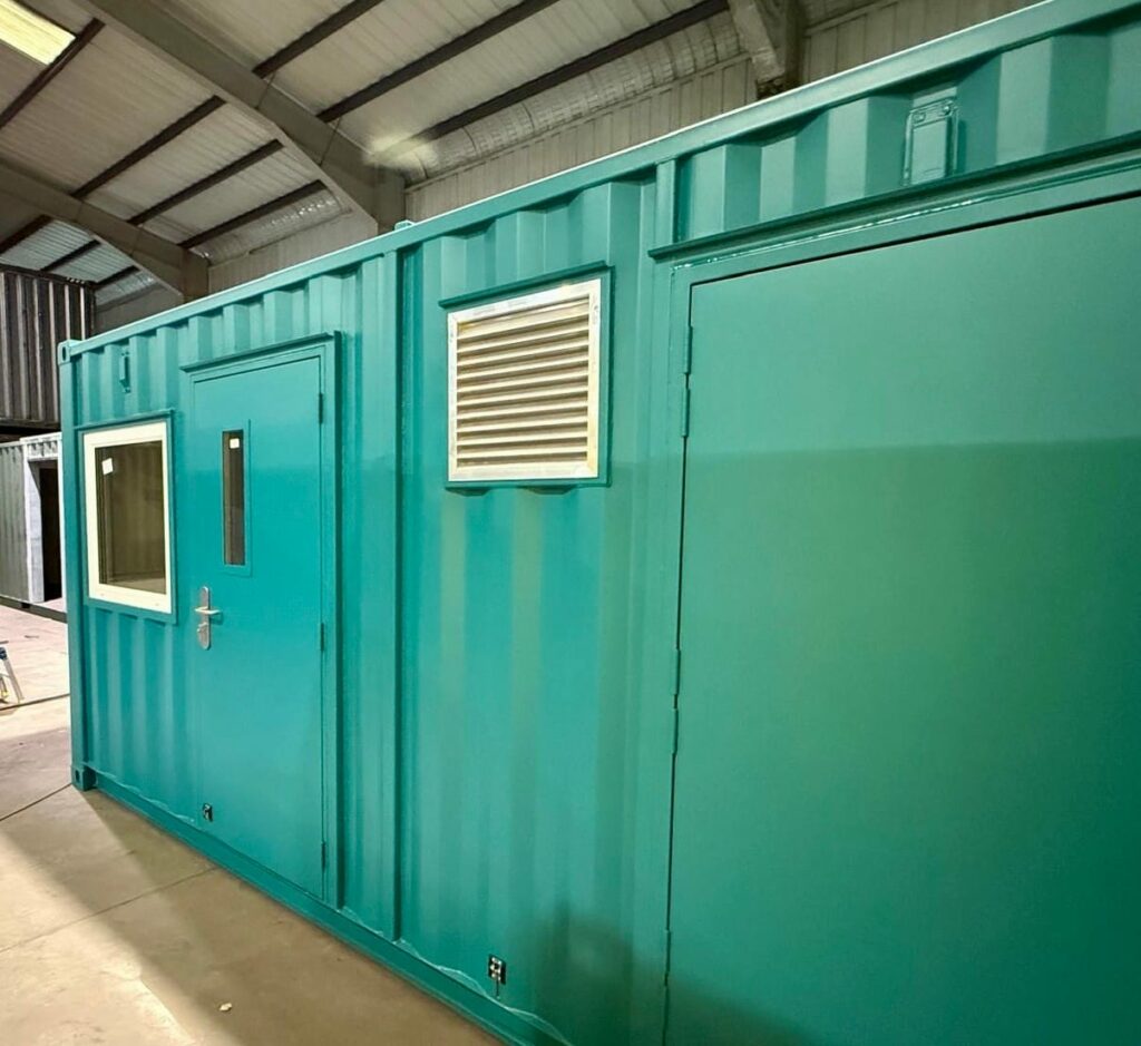 Hydrogen testing container