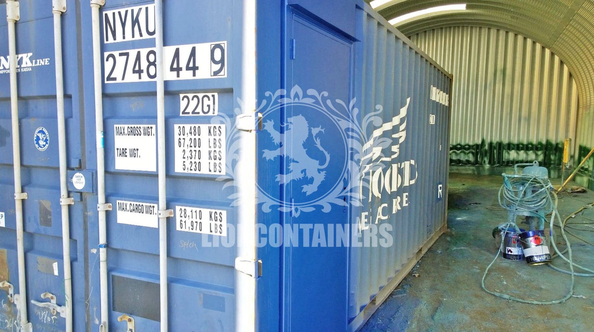 20ft College Storage and Workshop Container Case Study