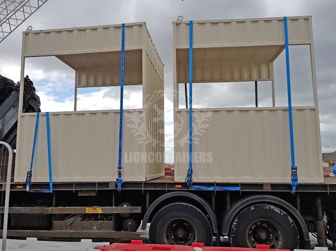 Container Smoking Shelters And Store Rooms For Energy Project
