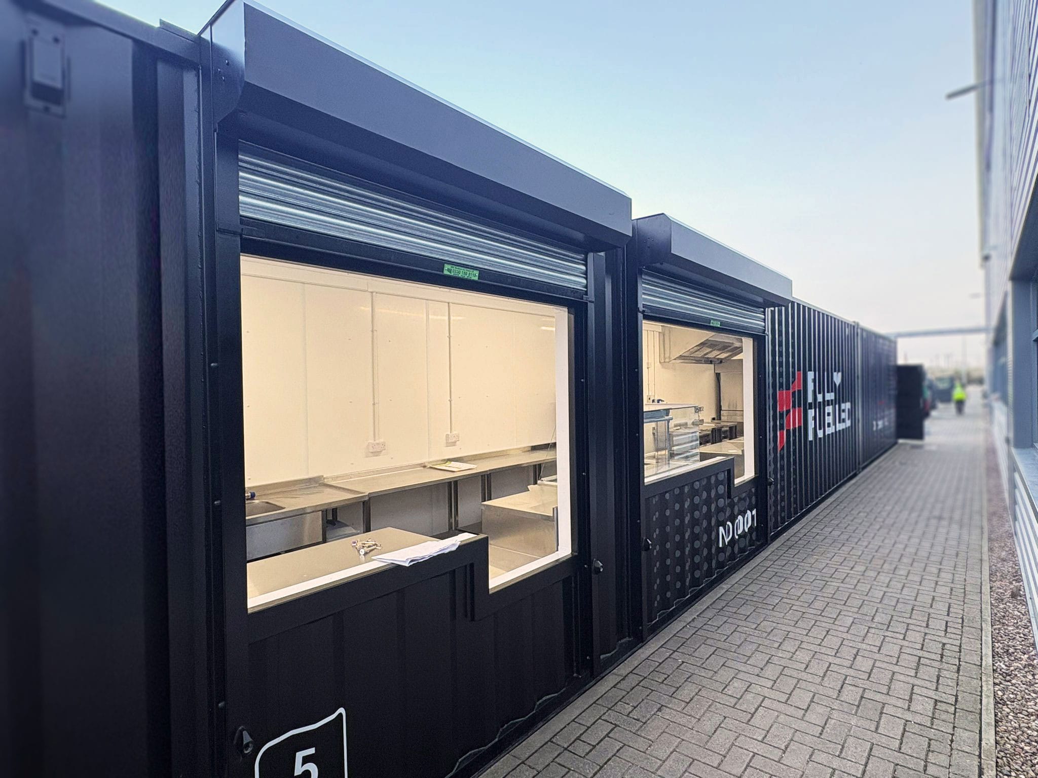 High Capacity Container Canteen for Warehouse