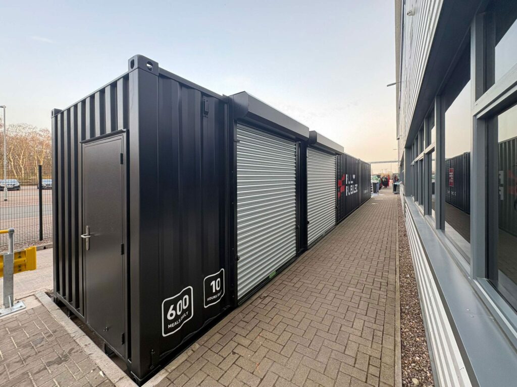 Canteen roller shutters