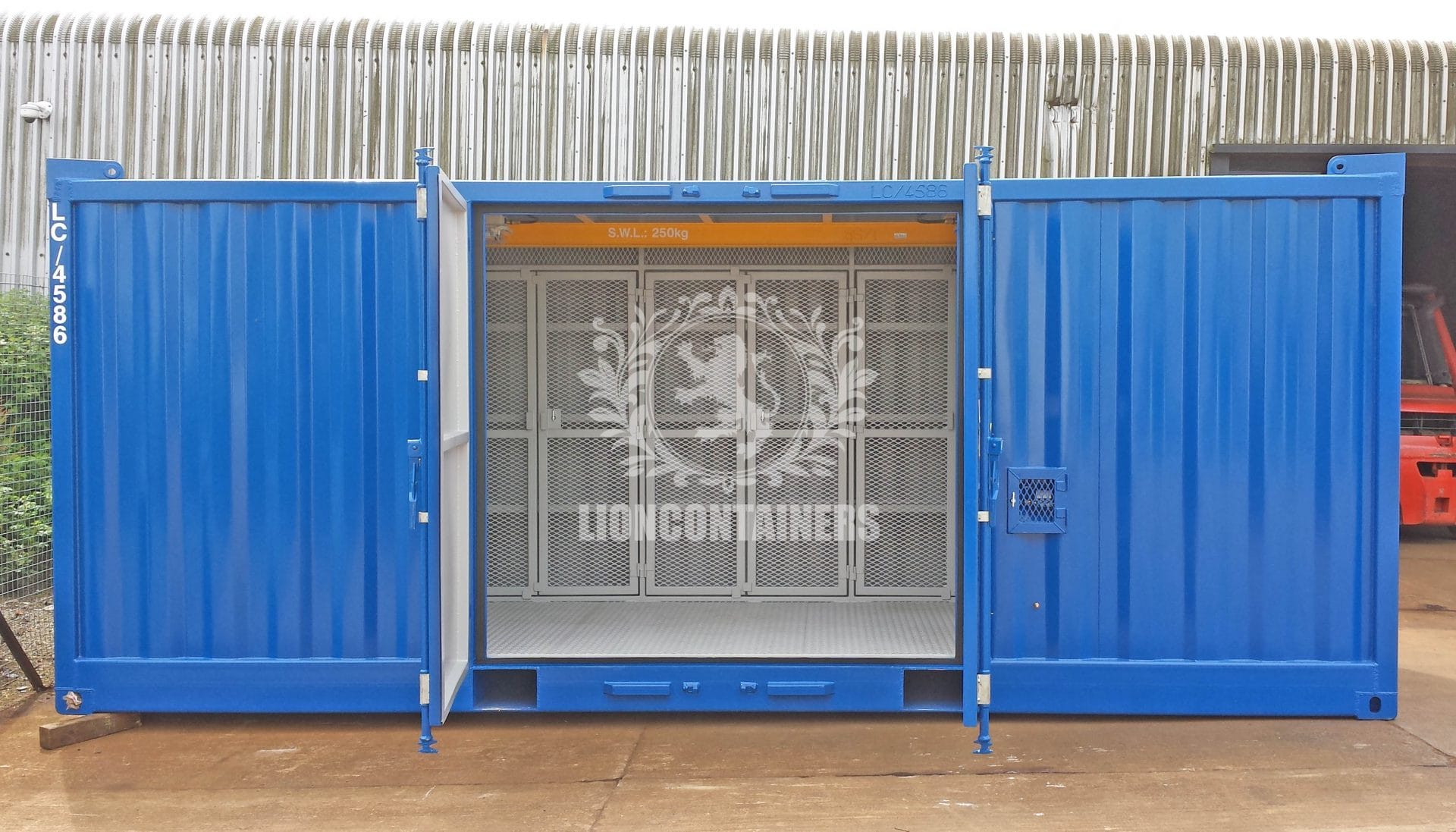 20ft DNV Offshore Container with Shelving and Electrics Case Study