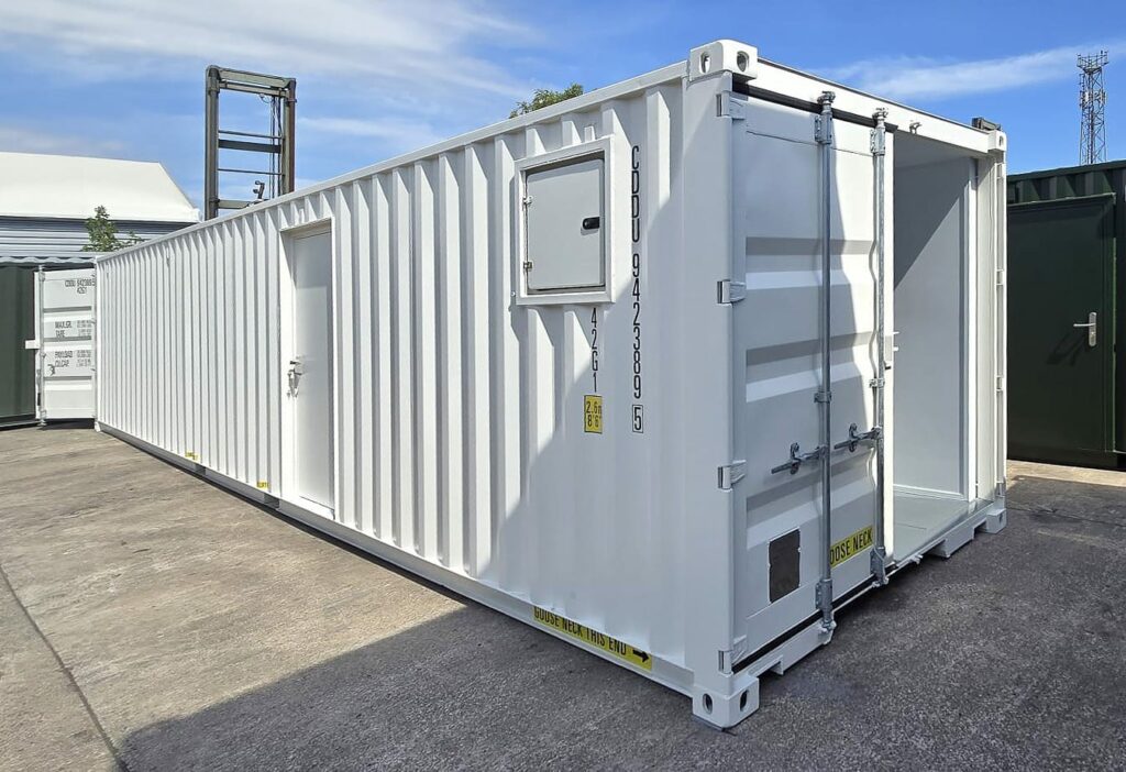 40ft Container Workshop exterior 3