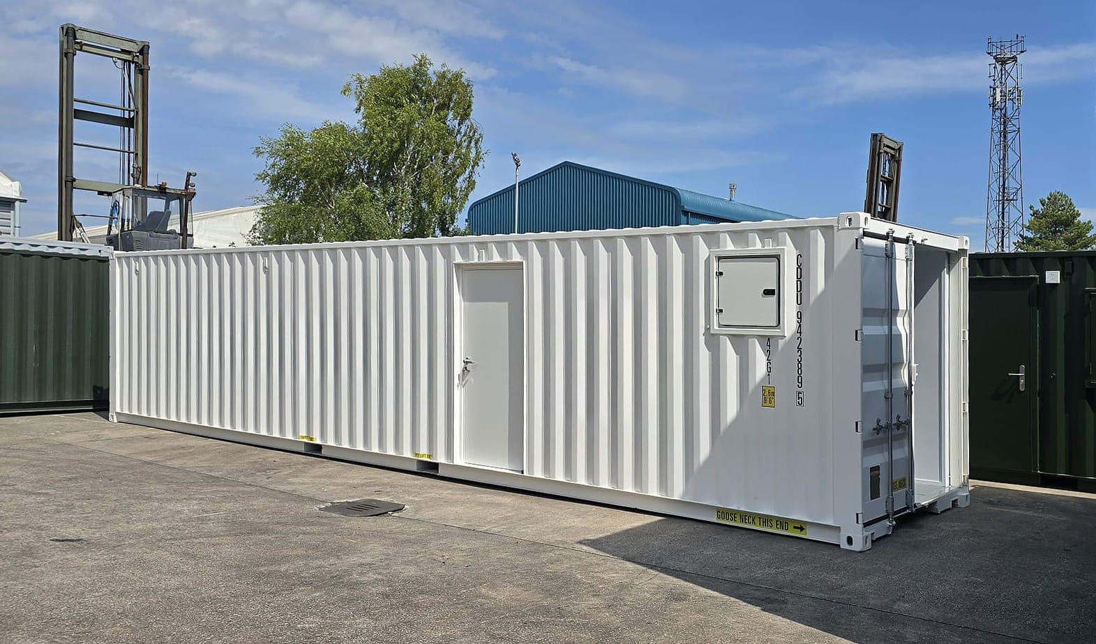 40ft Container Workshop exterior 1