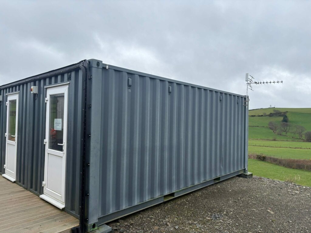 Shipping container gym