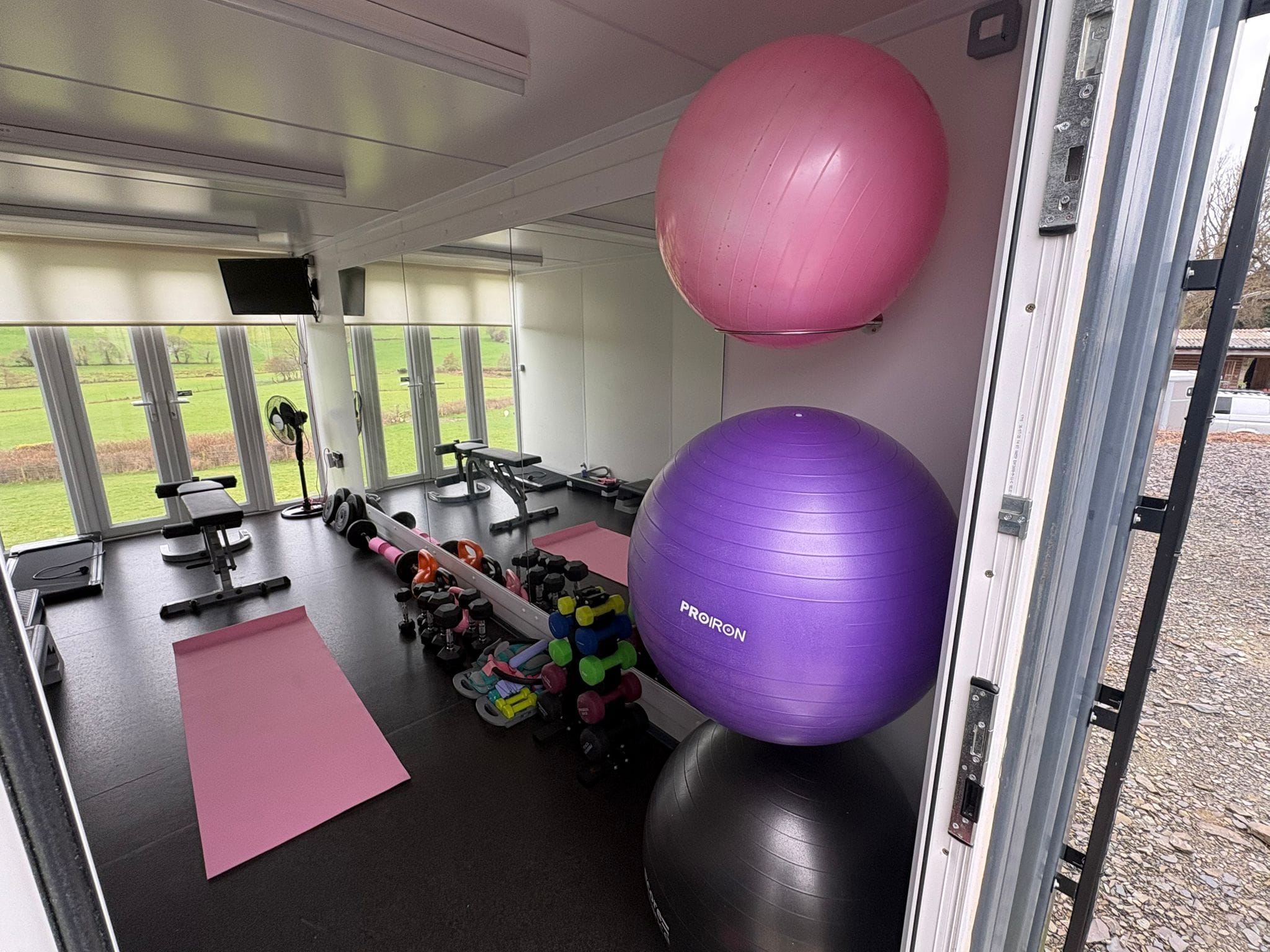 Home Shipping Container Gym Delivered in Oxford