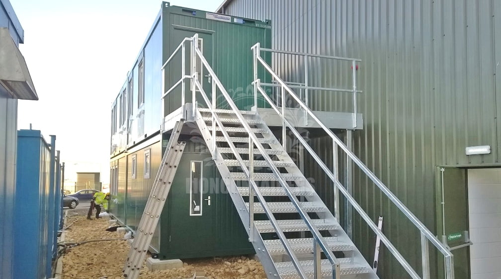 Two Storey Flat Pack Office and Welfare Facility Case Study