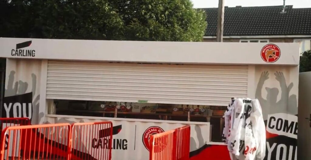 Container Bar for Walsall FC 1