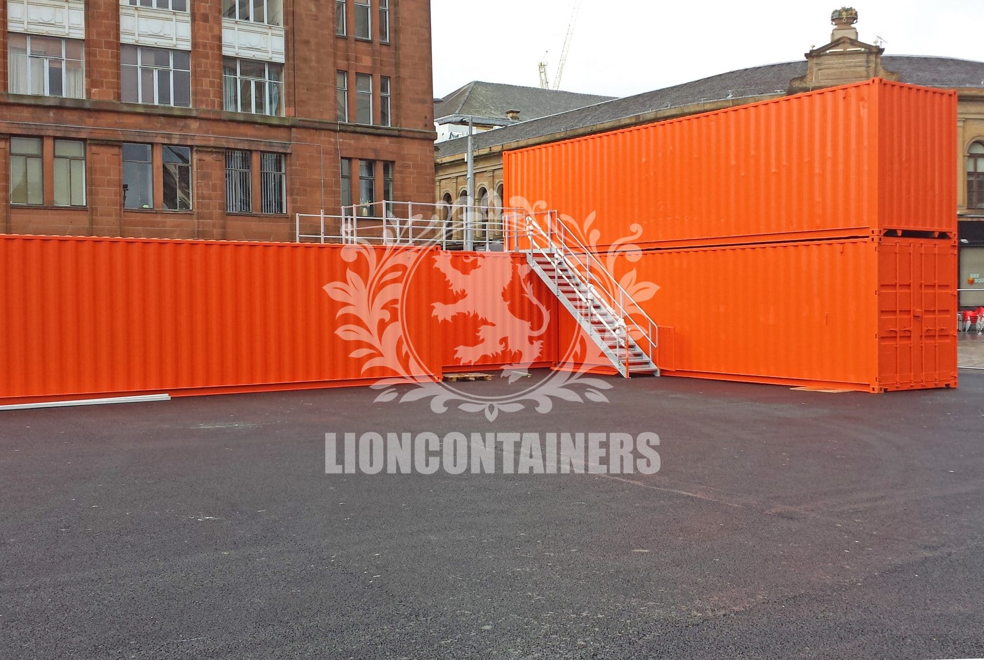 Commonwealth Games Pop Up Shop Container Structure