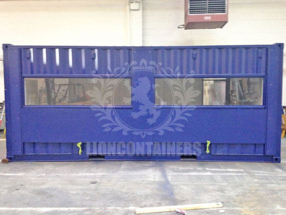 Ordnance Explosion Viewing Platform and Testing Station Containers