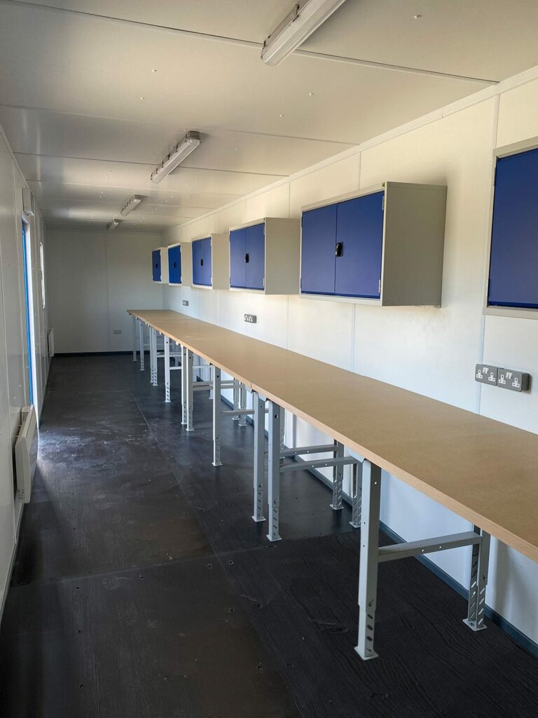 shipping container workshop- cabinets 1