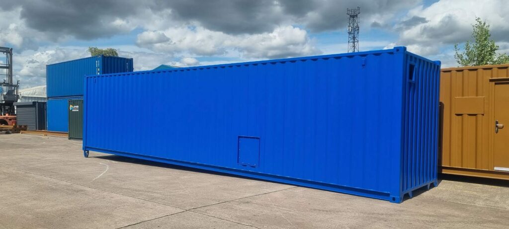 40ft high cube container- scottish blue 2