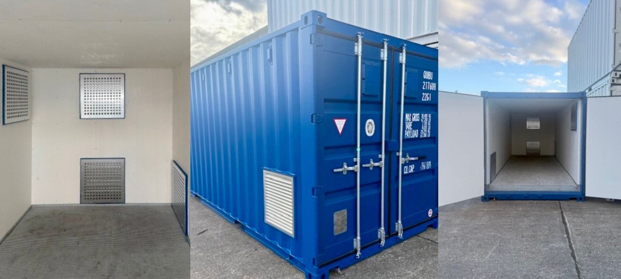 Fire Rated Chemical Storage Conversion: 20ft One-Trip Container