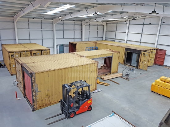 Containerised Office Development in Edinburgh