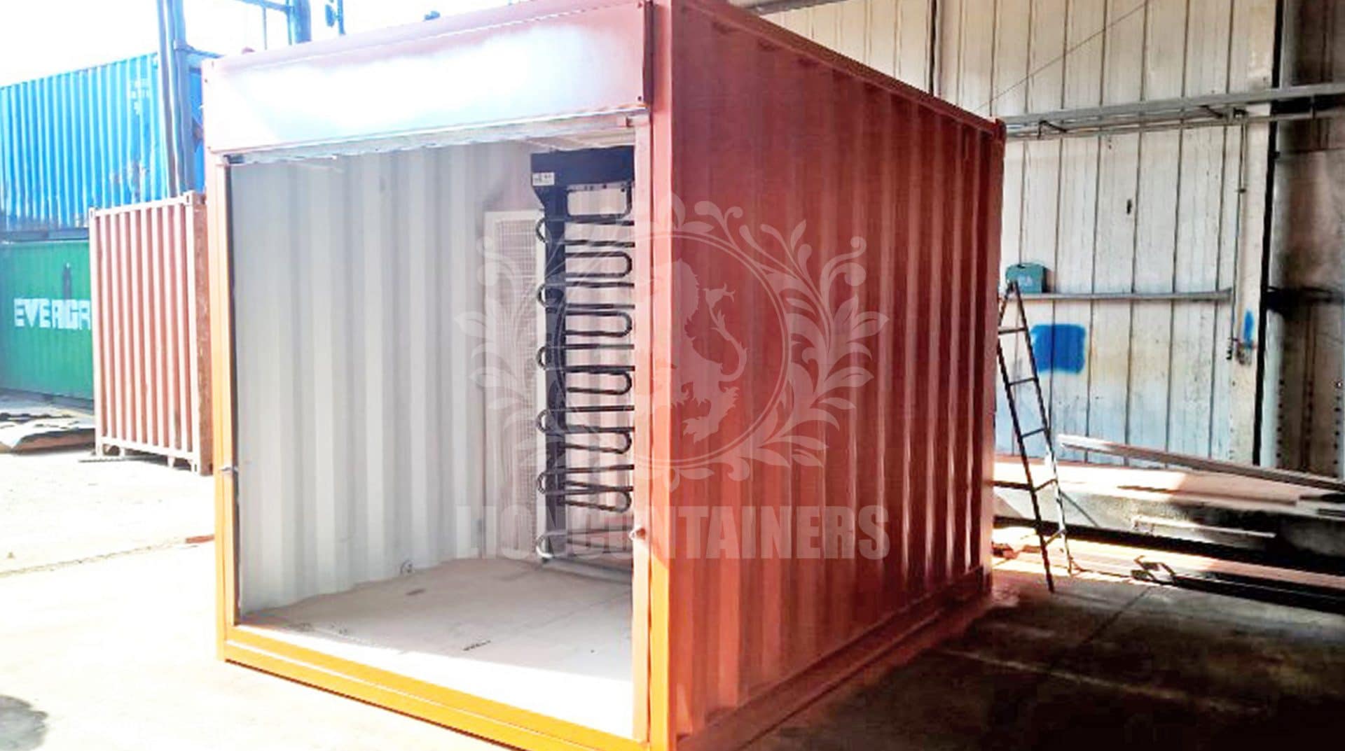 10ft Biometric Turnstile Container Case Study