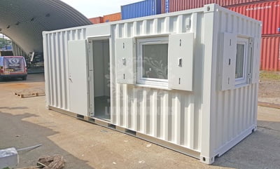 20ft Shipping Vessel Crew Container Office Case Study