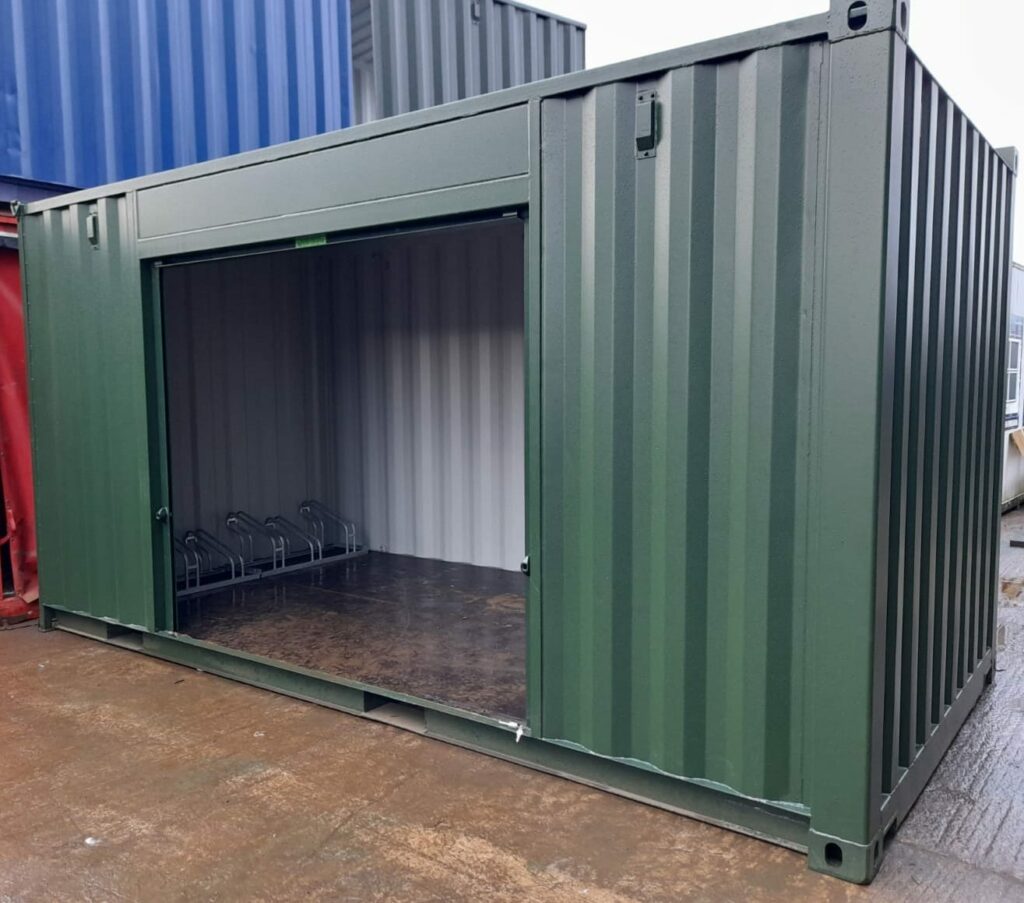 bike storage container exterior