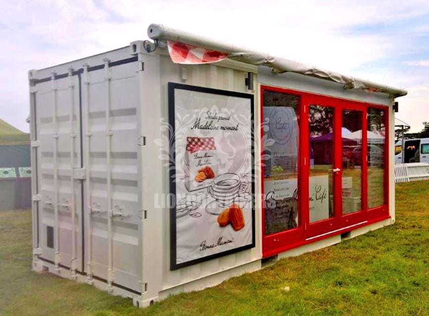 Mobile Pop Up Coffee Shop Container Case Study